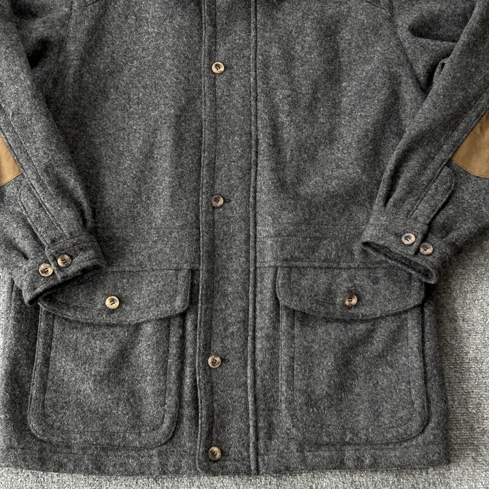 Pendleton Jacket Mens Medium Gray Wool Thinsulate… - image 3